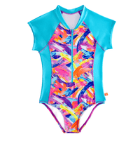 Paint Craze Surfsuit - Paint - Salty Ink - Splash Swimwear  - Aug23, Girls 8-14, new arrivals, new kids, new swim, salty ink - Splash Swimwear 