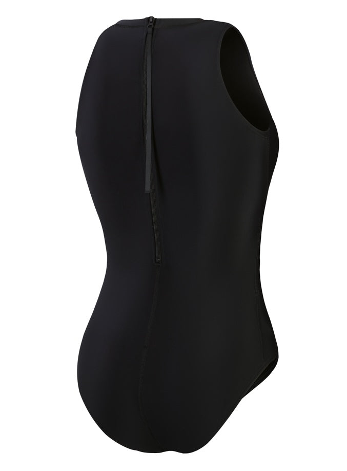 Womens Essential Hydrasuit Flex One Piece - Black - Speedo - Splash Swimwear  - one piece, One Pieces, Sept23, speedo, women swimwear, womens swimwear, womens swimwears - Splash Swimwear 