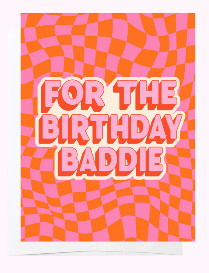 Birthday Baddie Greeting Card - Bad on Paper - Splash Swimwear  - Bad on Paper, gift card, Mar24 - Splash Swimwear 