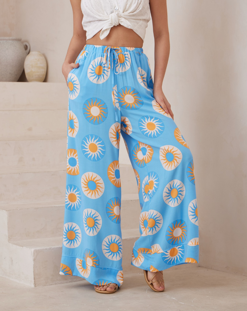 Cosmic Sun Pants - WITS The Label - Splash Swimwear  - Mar24, new arrivals, new clothing, pants, wits the label, women clothing - Splash Swimwear 