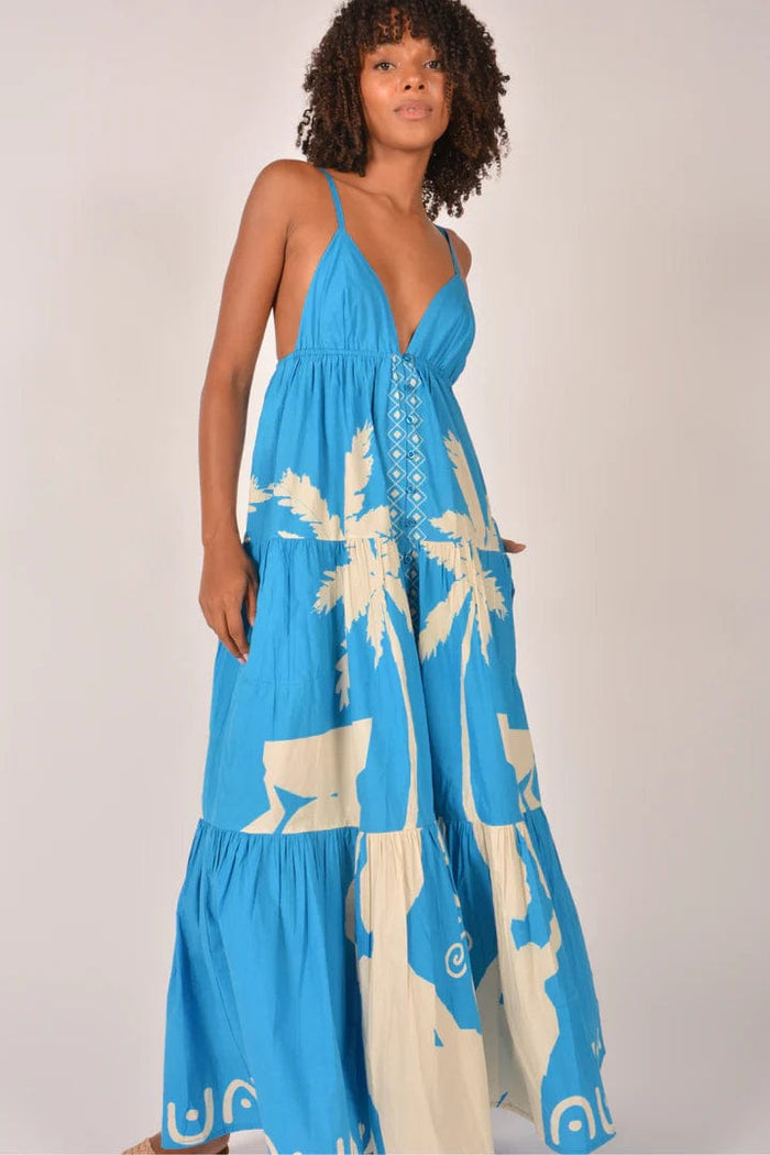 Marini Dress - Asof Blue - Itami - Splash Swimwear  - dresses, Itami, new arrivals, new clothing, Sept23 - Splash Swimwear 