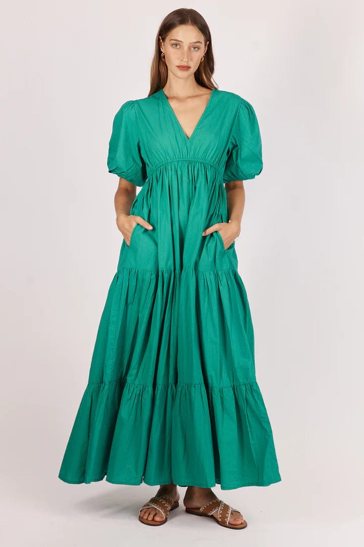 Elda Dress - Green - Itami - Splash Swimwear  - dresses, Itami, Sept23, Womens - Splash Swimwear 