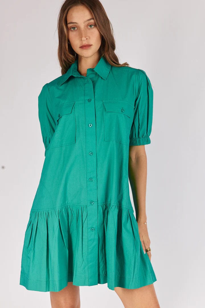 Giverny Dress - Green - Itami - Splash Swimwear  - dresses, Itami, Sept23, Womens - Splash Swimwear 