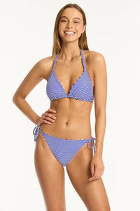 Varsity Tie Side Pant - Sea Level - Splash Swimwear  - bikini bottoms, Jan24, sea level, Womens, womens swim - Splash Swimwear 