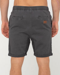 Hooked On 18 Elastic Short - Rusty - Splash Swimwear  - Jul23, mens clothing, mens shorts, Rusty - Splash Swimwear 