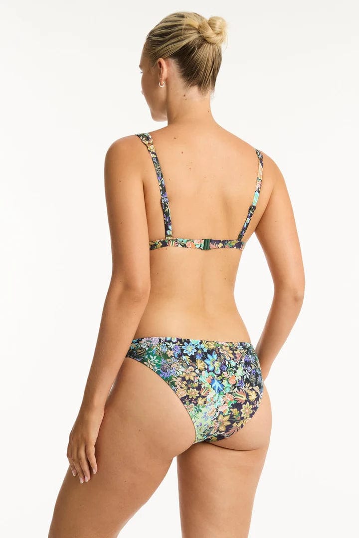 Wildflower Regular Cheeky Pant - Sea Level - Splash Swimwear  - bikini bottoms, new swim, Nov 23, sea level - Splash Swimwear 