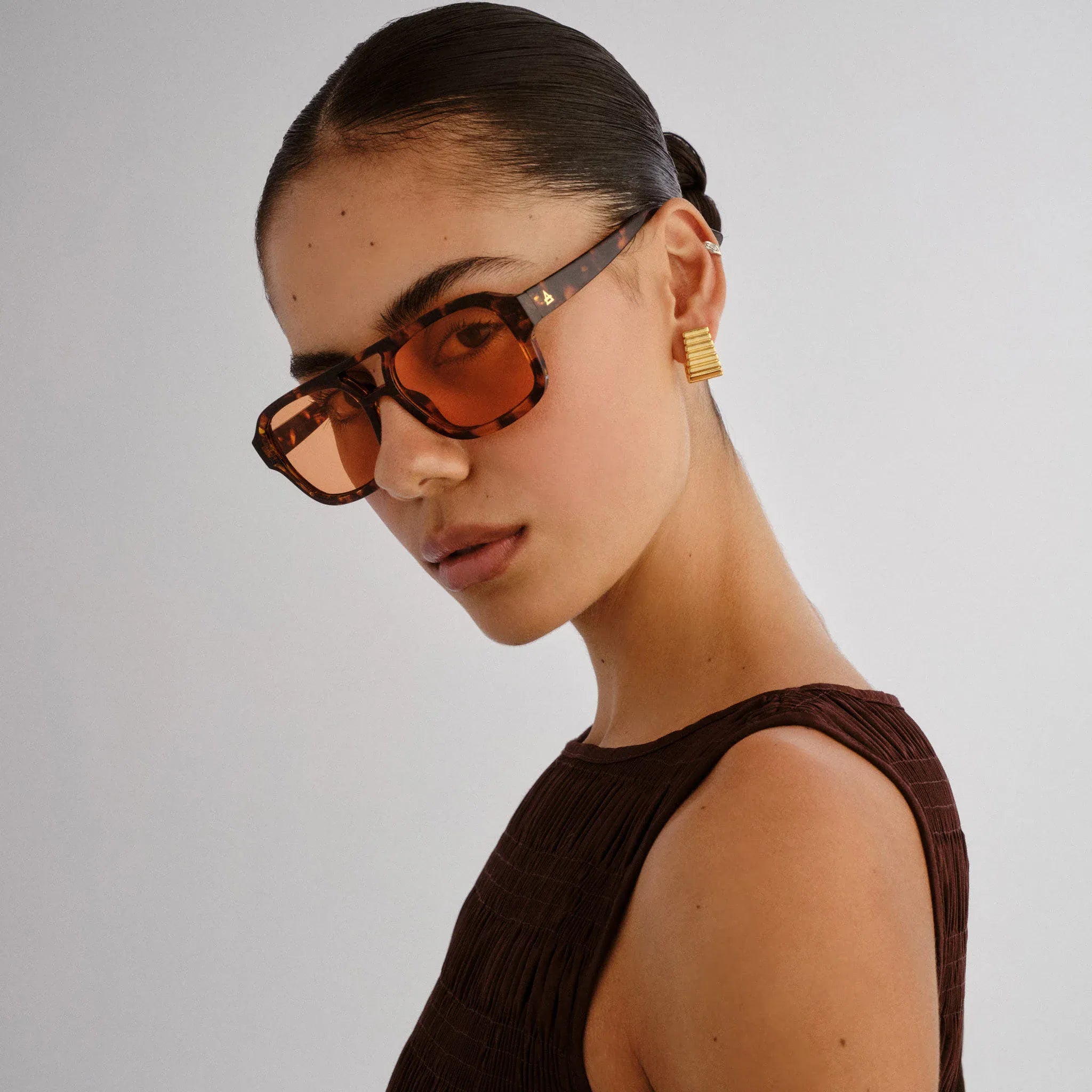 Aire AIRE Aquarius Sunnies AIRE Aquarius Sunnies Splash Swimwear Sunnies Rich Amber Tort 9324976442727