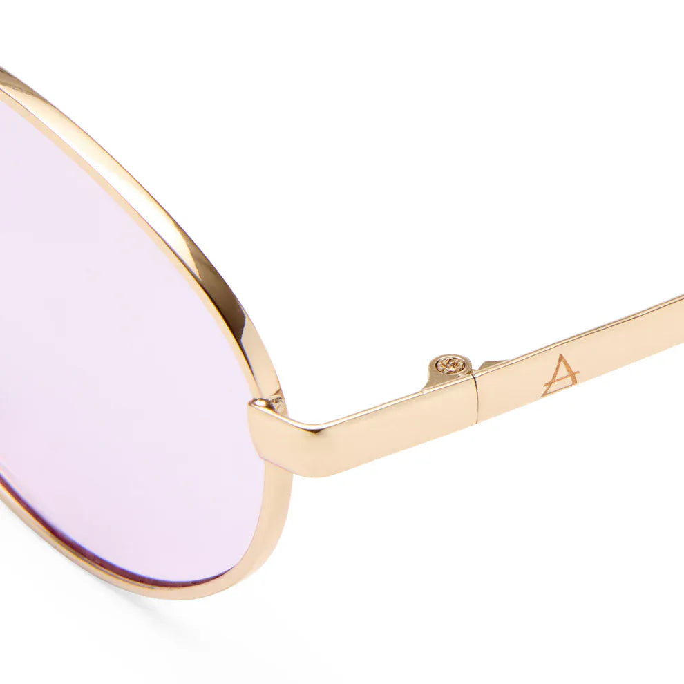 Aire AIRE Ephermeris Sunnies - Gold Lilac Tint AIR2612333 Le Specs Whirlpool Sunnies - Chocolate Splash Swimwear Sunnies 9324976442505