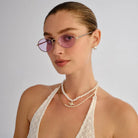 Aire AIRE Ephermeris Sunnies - Gold Lilac Tint AIR2612333 Le Specs Whirlpool Sunnies - Chocolate Splash Swimwear Sunnies 9324976442505
