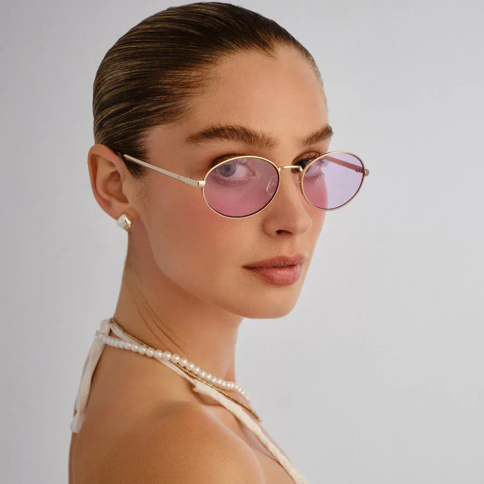 Aire AIRE Ephermeris Sunnies - Gold Lilac Tint AIR2612333 Le Specs Whirlpool Sunnies - Chocolate Splash Swimwear Sunnies 9324976442505