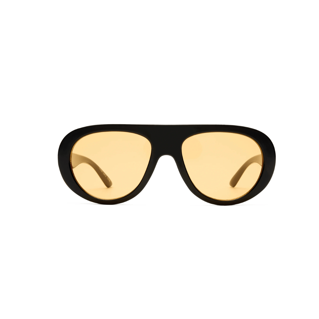 Aire AIRE Satellite Sunnies - Black Amber Tint AIR2612346 Aire Whirlpool Sunnies - Black Splash Swimwear Sunnies 9324976443175