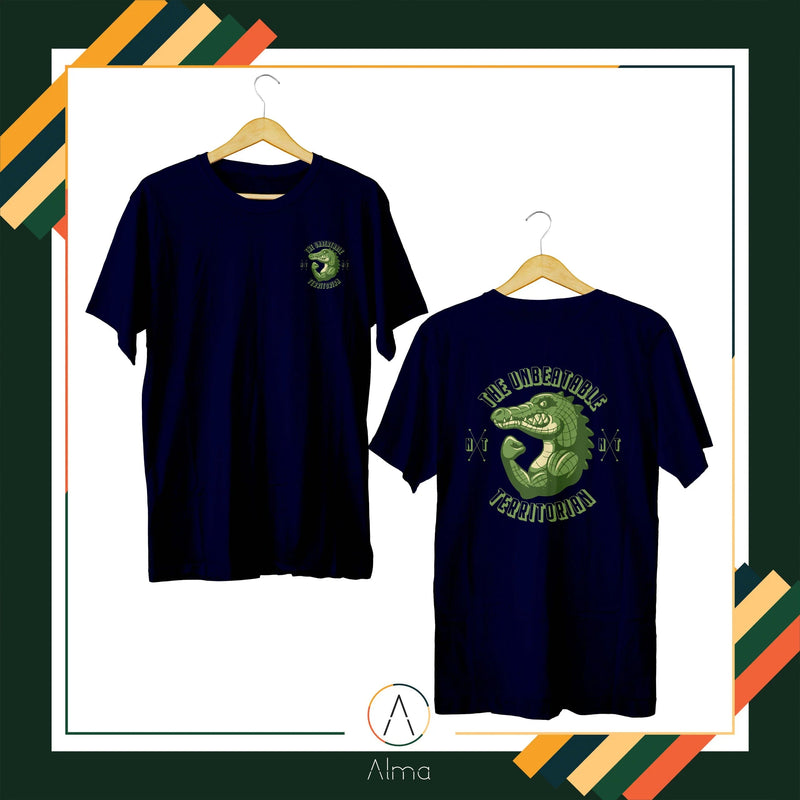 Alma Unbeatable Crocodile Navy T-Shirt Splash Swimwear T-shirt