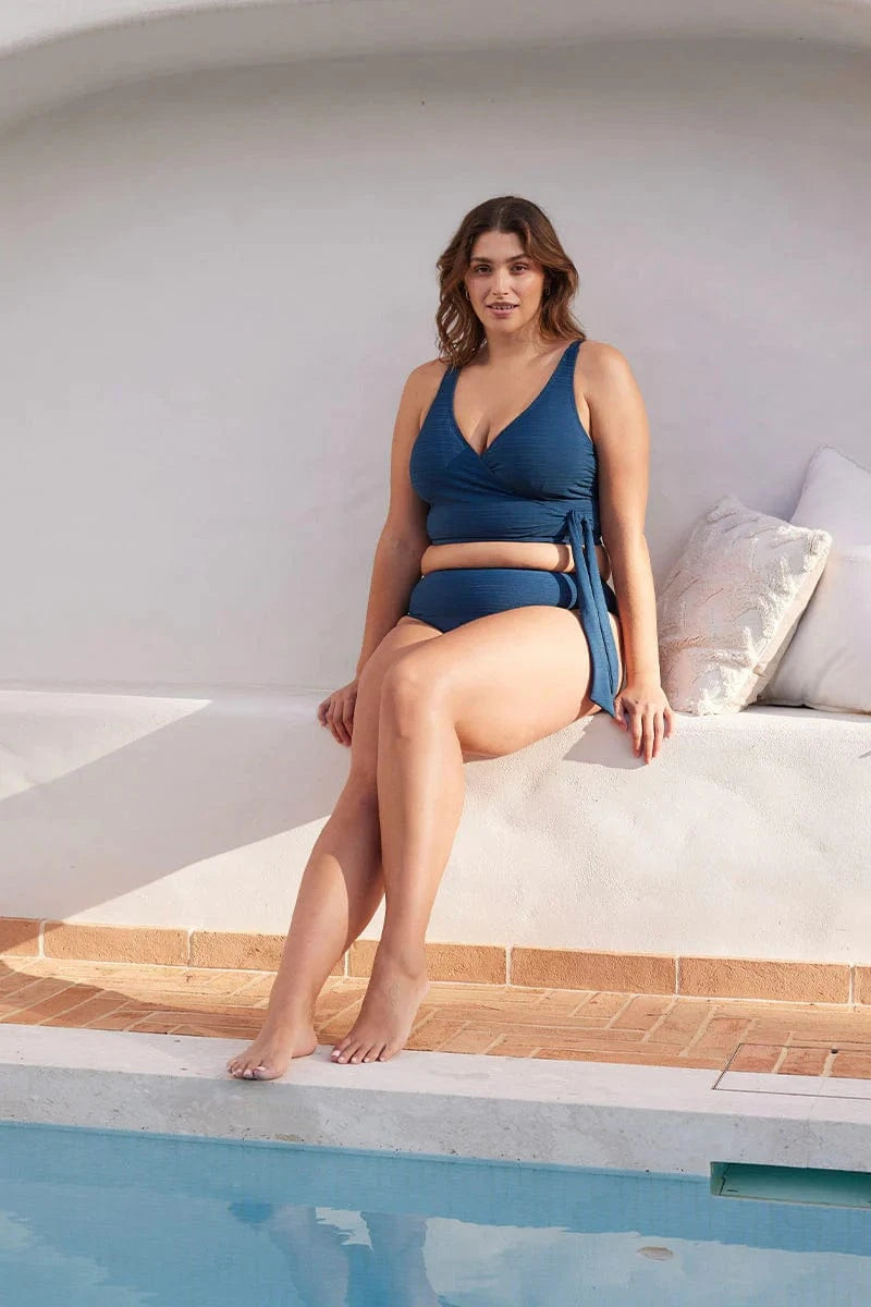 Artesands Artesand Aria Hayes Underwire Bikini Top - Navy Artesand Aria Hayes Underwire Bikini Top - Navy Splash Swimwear Bikini Bottoms