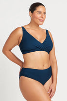 Artesands Artesands Aria Monet Curve Fit Mid Rise Swim Pant - Navy Artesands Aria Monet Curve Fit Mid Rise Swim Pant - Navy Splash Swimwear Bikini Bottoms