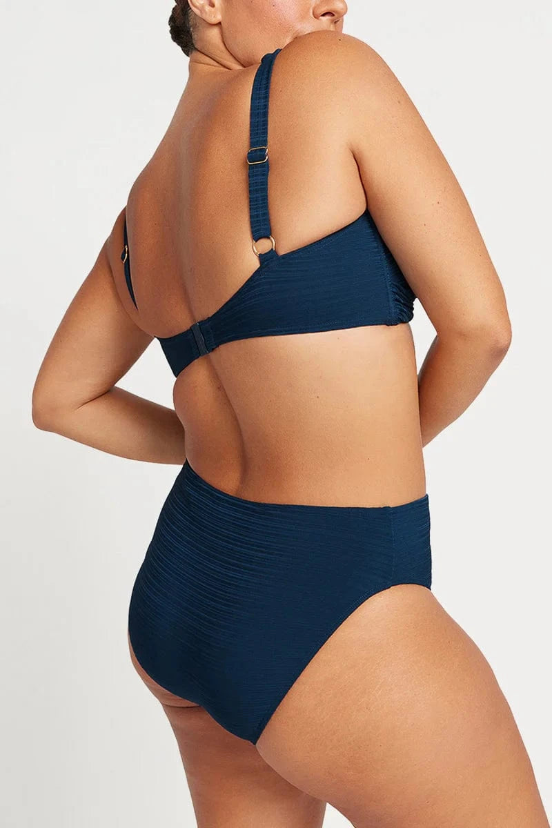 Artesands Artesands Aria Monet Curve Fit Mid Rise Swim Pant - Navy Artesands Aria Monet Curve Fit Mid Rise Swim Pant - Navy Splash Swimwear Bikini Bottoms