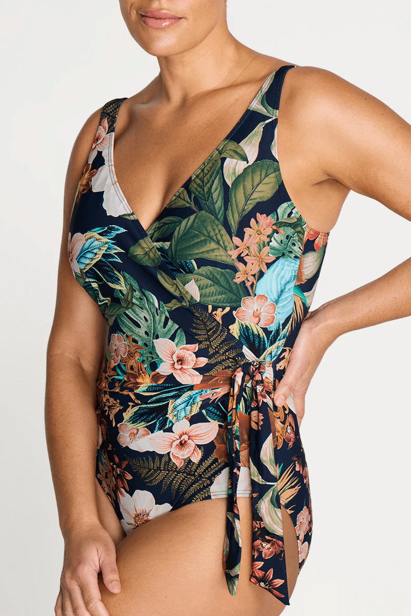 Artesands Artesands Into The Saltu Hayes D/DD Underwire One Piece -Navy Artesands Into The Saltu Hayes D/DD Underwire One Piece -Navy Splash Swimwear