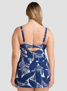 Artesands Artesands Lanthera Corbet Square Neck DD/E Underwire Swimdress - Navy Peony Artesands Lanthera Corbet Square Neck DD/E Underwire Swimdress - Navy Peony Splash Swimwear Swim Dress