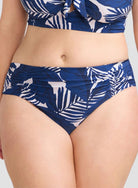 Artesands Artesands Lanthera DeKooning Ruched Swim Pant - Navy Peony Artesands Lanthera DeKooning Ruched Swim Pant - Navy Peony Splash Swimwear Bikini Bottoms
