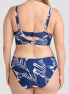 Artesands Artesands Lanthera DeKooning Ruched Swim Pant - Navy Peony Artesands Lanthera DeKooning Ruched Swim Pant - Navy Peony Splash Swimwear Bikini Bottoms