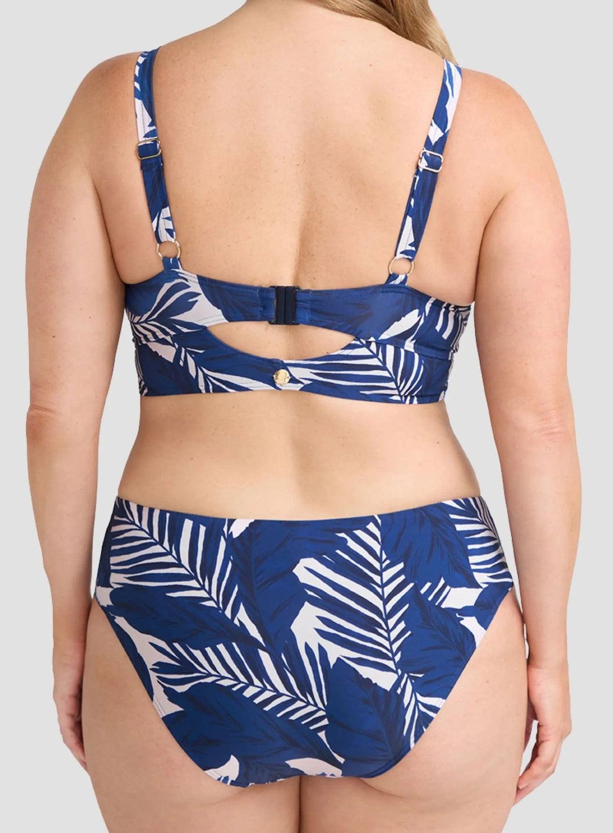 Artesands Artesands Lanthera DeKooning Ruched Swim Pant - Navy Peony Artesands Lanthera DeKooning Ruched Swim Pant - Navy Peony Splash Swimwear Bikini Bottoms