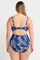 Artesands Artesands Lanthera Delacroix Cross Over Bikini Top - Navy Peony Artesands Lanthera Delacroix Cross Over Bikini Top - Navy Peony Splash Swimwear Bikini Tops