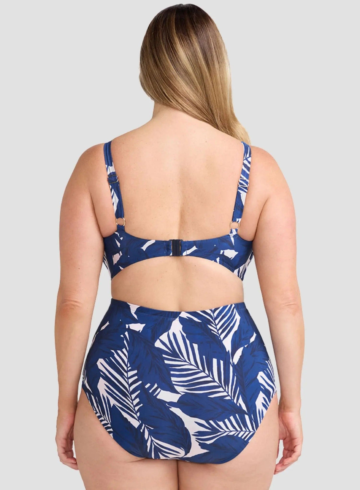 Artesands Artesands Lanthera Raphael High Waist Ruched Swim Pant - Navy Peony Artesands Lanthera Raphael High Waist Ruched Swim Pant - Navy Peony Splash Swimwear Bikini Bottoms