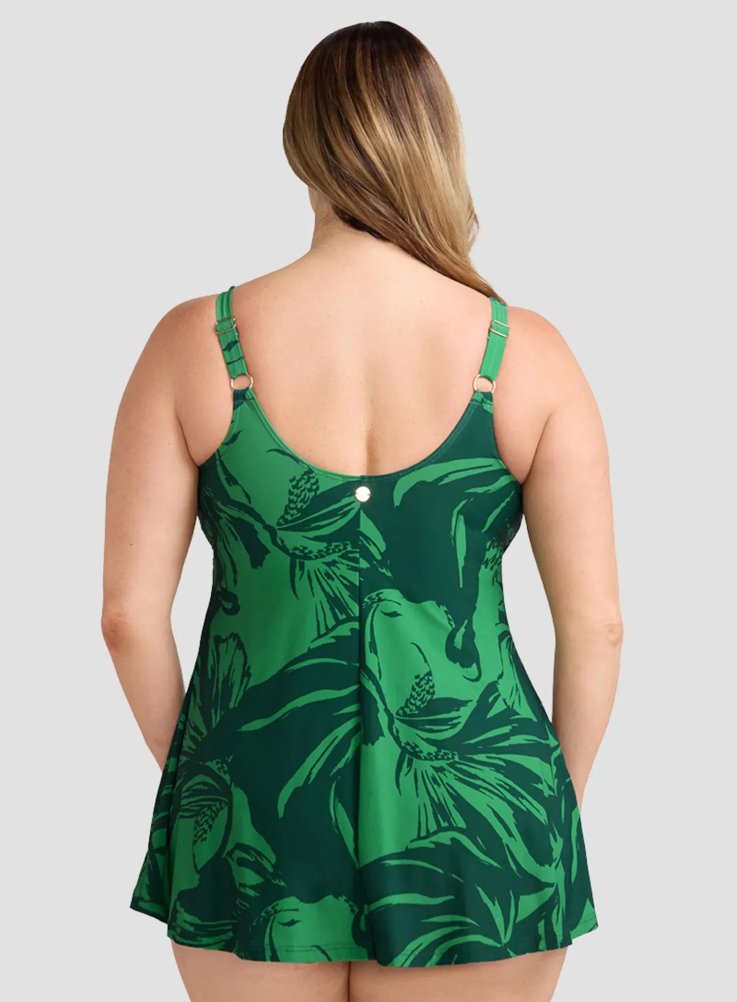 Artesands Artesands Les Fauves Delacroix Cross Over Swimdress - Green AT1723LF Artesands Les Fauves Delacroix Cross Over Swimdress - Green Splash Swimwear Swim Dress 14 9347760783622