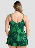 Artesands Artesands Les Fauves Delacroix Cross Over Swimdress - Green AT1723LF Artesands Les Fauves Delacroix Cross Over Swimdress - Green Splash Swimwear Swim Dress 14 9347760783622