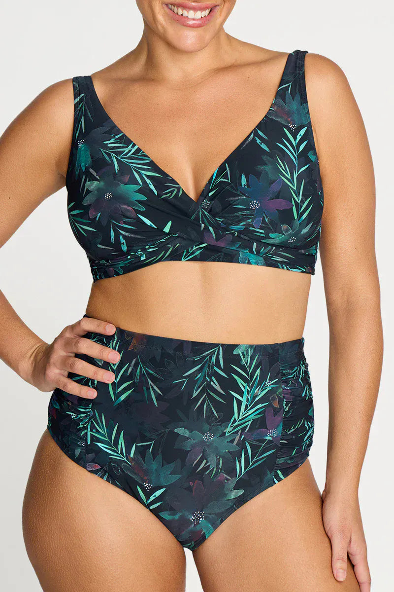 Artesands Artesands Lunafleur Delacroix Cross Over Bikini Top - Navy Artesands Lunafleur Delacroix Cross Over Bikini Top - Navy Splash Swimwear Bikini Tops