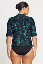 Artesands Artesands Lunafleur Surat Sunsafe Top Mid Sleeve - Navy Artesands Lunafleur Surat Sunsafe Top Mid Sleeve - Navy Splash Swimwear Rashies & Sunsuits