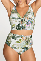 Artesands Artesands Lushara Cezanne D/DD Underwire Midriff Top & Botticelli High Waist Swim Pant Bikini Set - White AT3772LS+AT4705LS-14 Artesands Lushara Cezanne D/DD Underwire Midriff Top & Botticelli High Waist Swim Pant Bikini Set - White Splash Swimwear Bikini Set 14 35507691034905