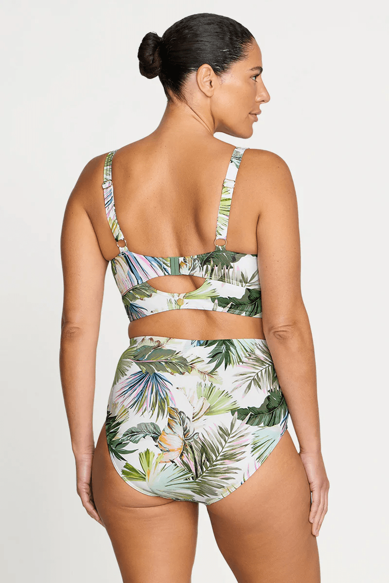 Artesands Artesands Lushara Cezanne D/DD Underwire Midriff Top & Botticelli High Waist Swim Pant Bikini Set - White AT3772LS+AT4705LS-14 Artesands Lushara Cezanne D/DD Underwire Midriff Top & Botticelli High Waist Swim Pant Bikini Set - White Splash Swimwear Bikini Set 14 35507691034905