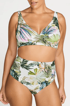 Artesands Artesands Lushara Delacroix Cross Over Bikini Top - White Artesands Lushara Delacroix Cross Over Bikini Top - White Splash Swimwear