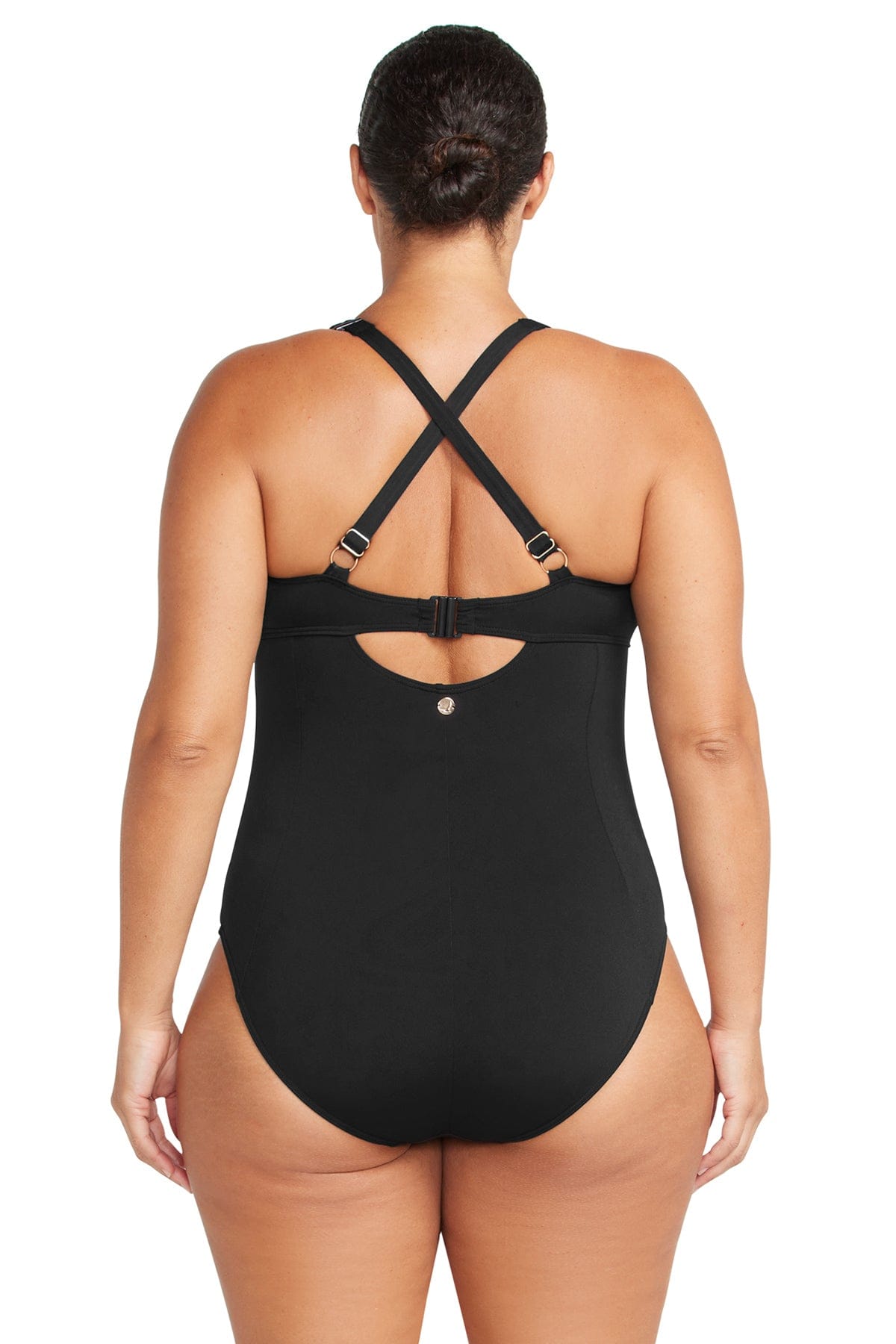 Artesands Artesands Natare Chlorine Resistant Turner Clip Back One Piece - Black Artesands Natare Chlorine Resistant Turner Clip Back One Piece - Black Splash Swimwear One Piece