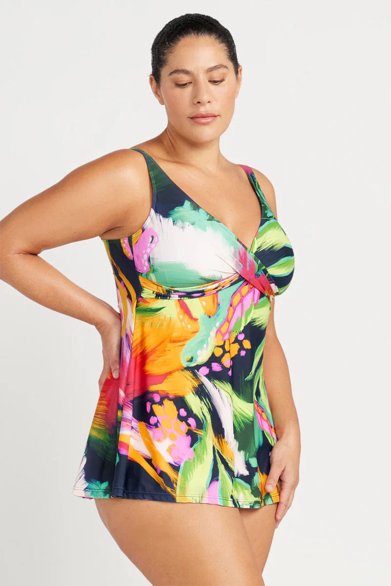 Artesands Chelona Delacroix Swimdress - Navy Artesands Chelona Delacroix Swimdress - Navy Splash Swimwear