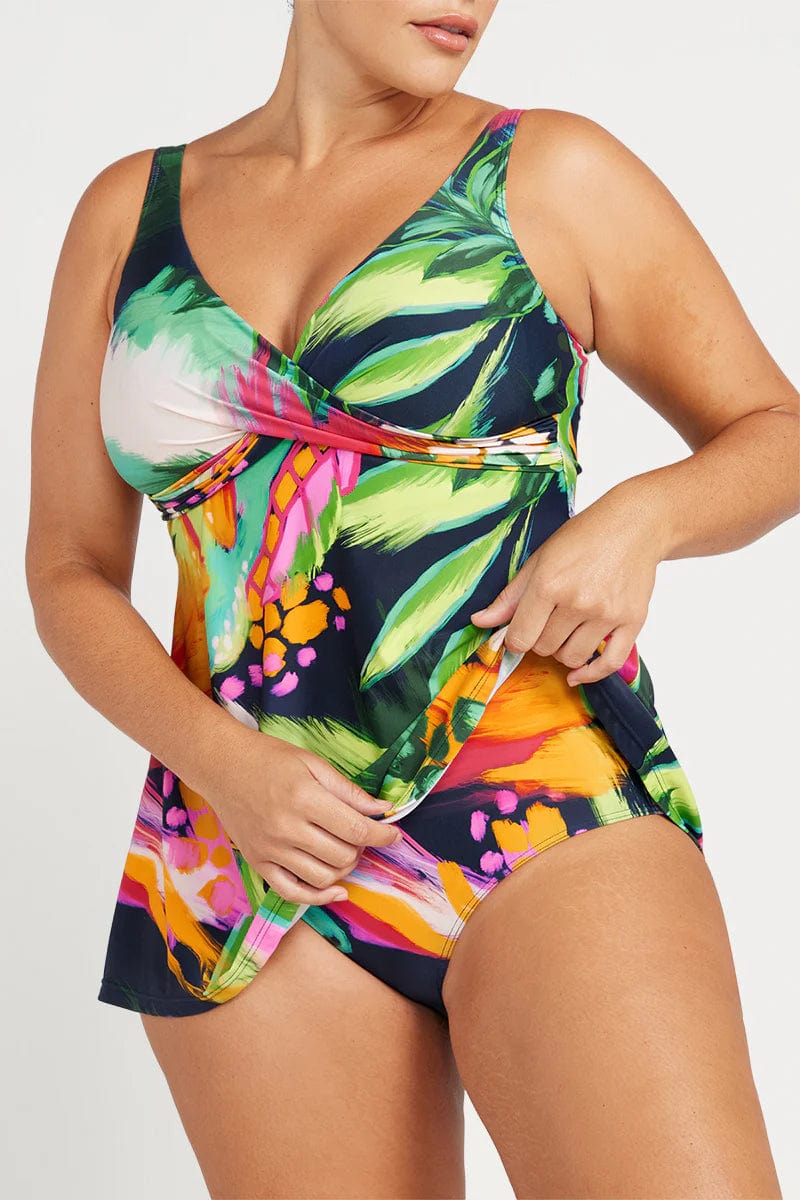 Artesands Chelona Delacroix Swimdress - Navy Artesands Chelona Delacroix Swimdress - Navy Splash Swimwear