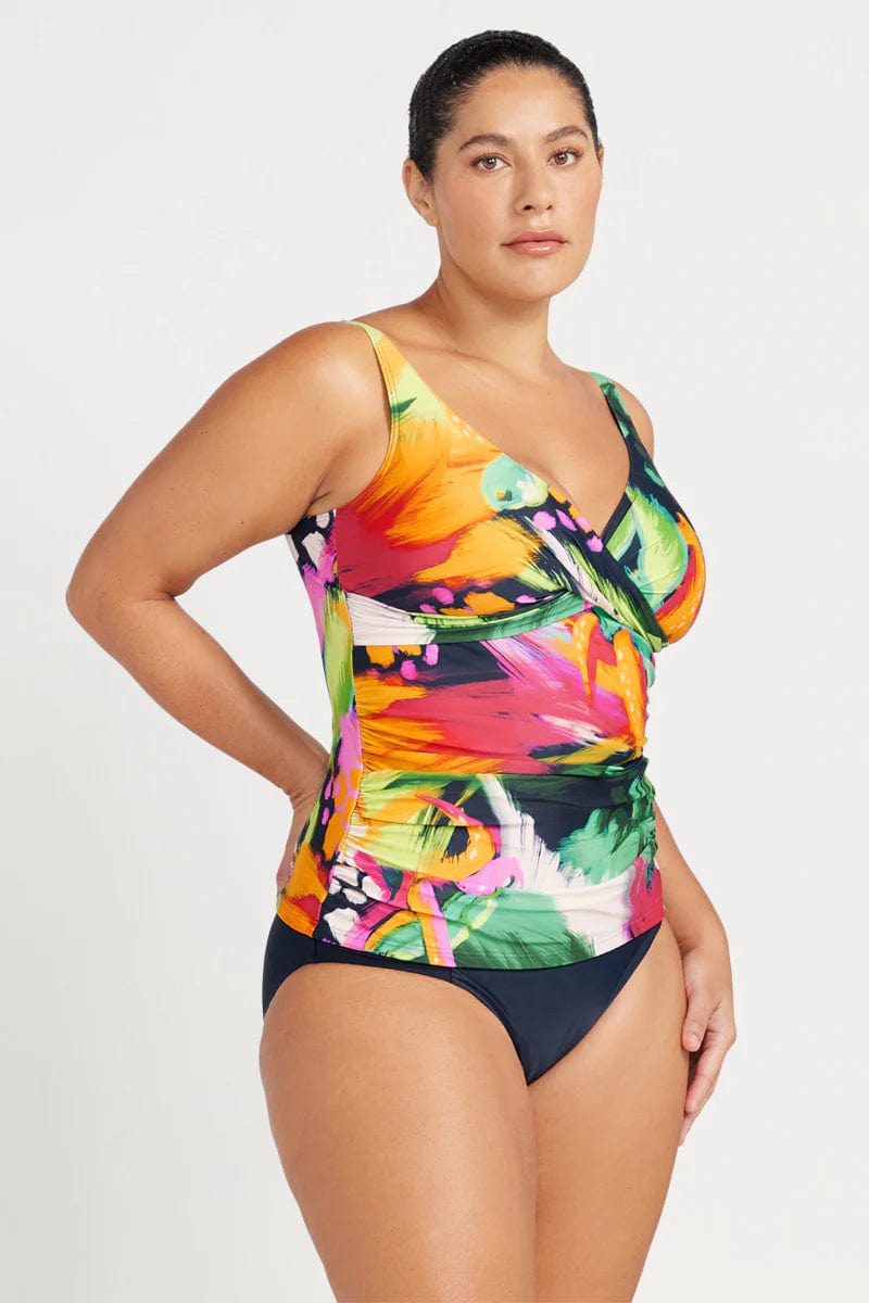 Artesands Chelona Tankini Top - Navy Artesands Chelona Tankini Top - Navy Splash Swimwear