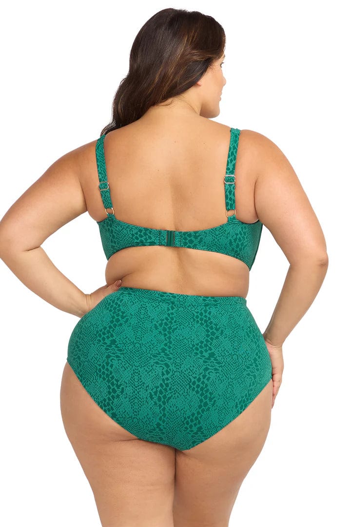 Artesands Bikini Bottoms Ekhis Renoir High Waist Pant - Green Artesands Ekhis Renoir High Waist Pant - Green