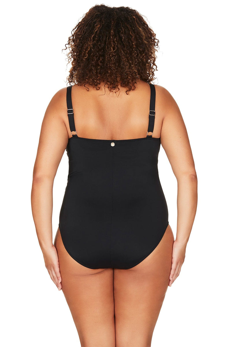 Artesands Hues Recycled Hayes Underwire One Piece - Black Splash Swimwear One Pieces