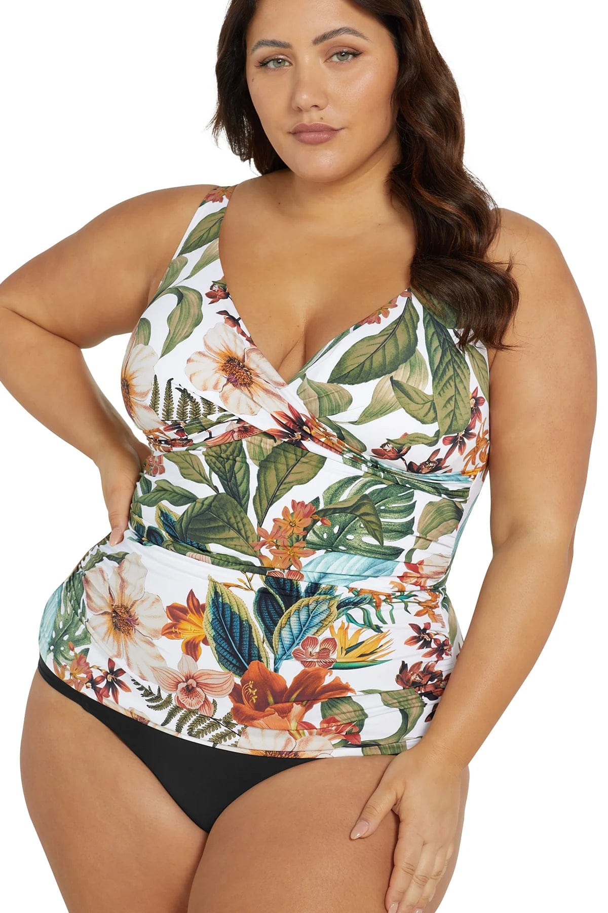 Artesands Bikini Tops Into The Saltu Delacroix Multi Cup Tankini Top - White Artesands White Into The Saltu Delacroix Multi Cup Tankini Top