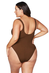 Artesands Kahlo One Piece - Mocha Eco AT1838 Splash Swimwear One Pieces O/S 9347760474681