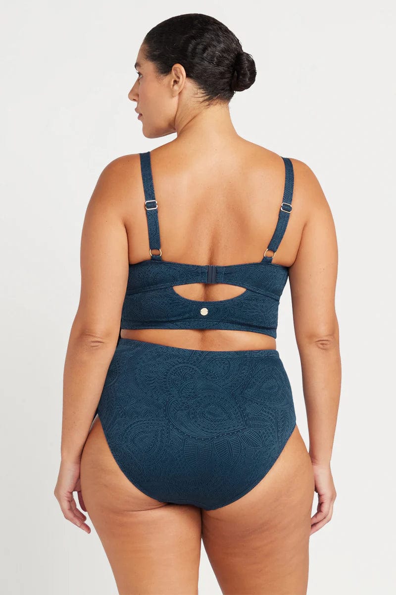 Artesands La Traviata Renoir High Waist Swim Pant - Navy Artesands La Traviata Renoir High Waist Swim Pant - Navy Splash Swimwear Bikini Bottoms