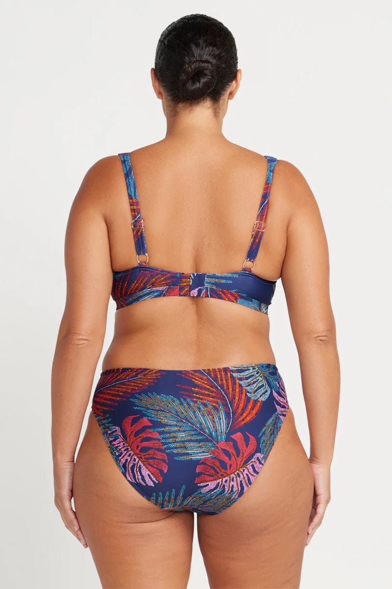 Artesands Nu Ornare Monet Curve Fit Mid Rise Swim Pant - Navy Artesands Nu Ornare Monet Curve Fit Mid Rise Swim Pant - Navy Splash Swimwear Bikini Bottoms