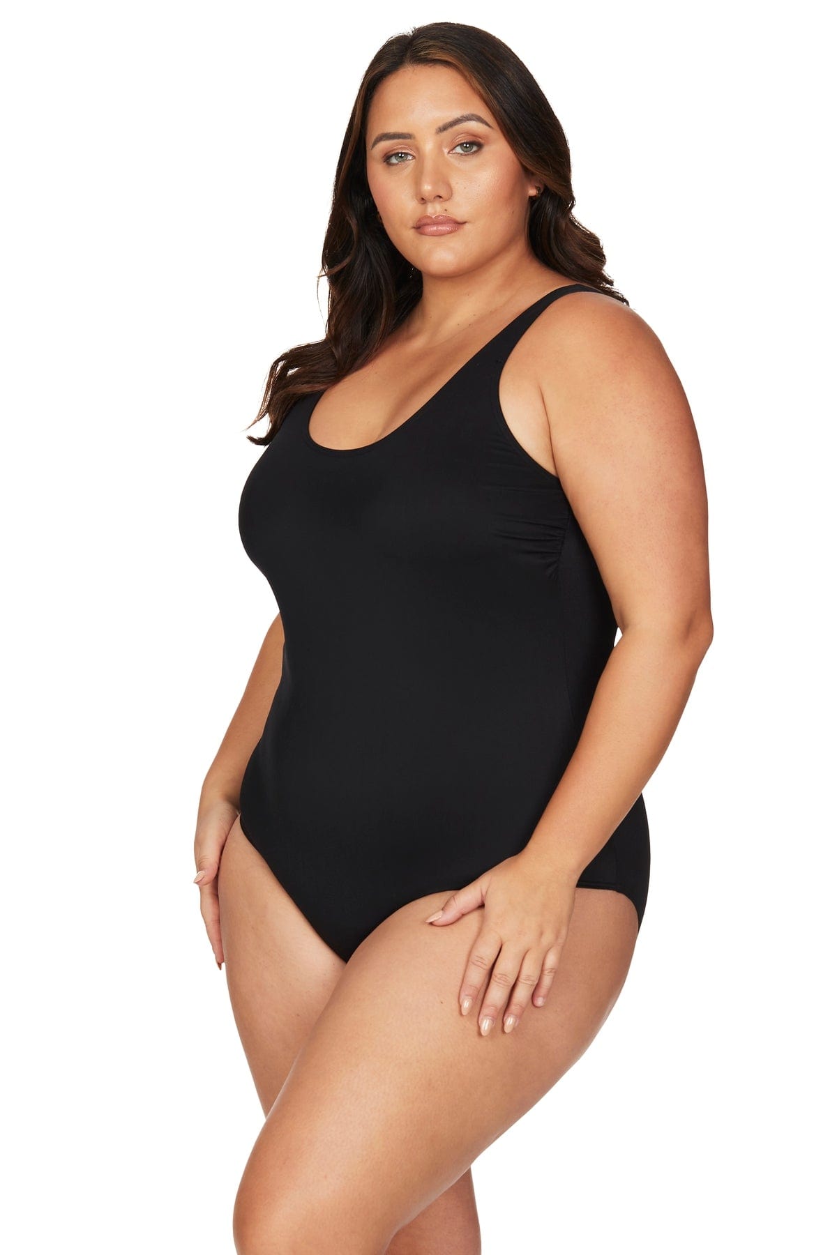 Sculpt Renoir One Piece - Black - Artesands - Splash Swimwear  - artesands, Feb22, One Pieces, Womens - Splash Swimwear 