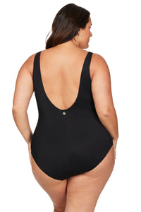 Sculpt Renoir One Piece - Black - Artesands - Splash Swimwear  - artesands, Feb22, One Pieces, Womens - Splash Swimwear 