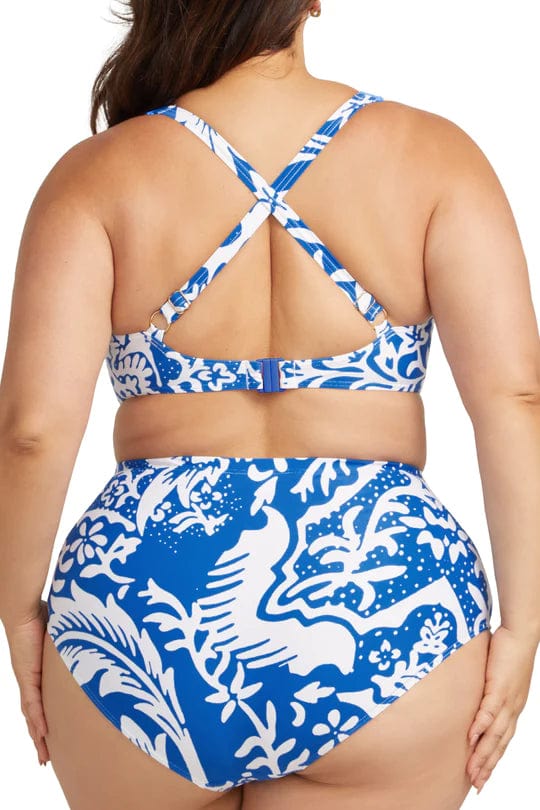 Artesands Sistine Botticelli Bikini Top - Blue Splash Swimwear Bikini Tops