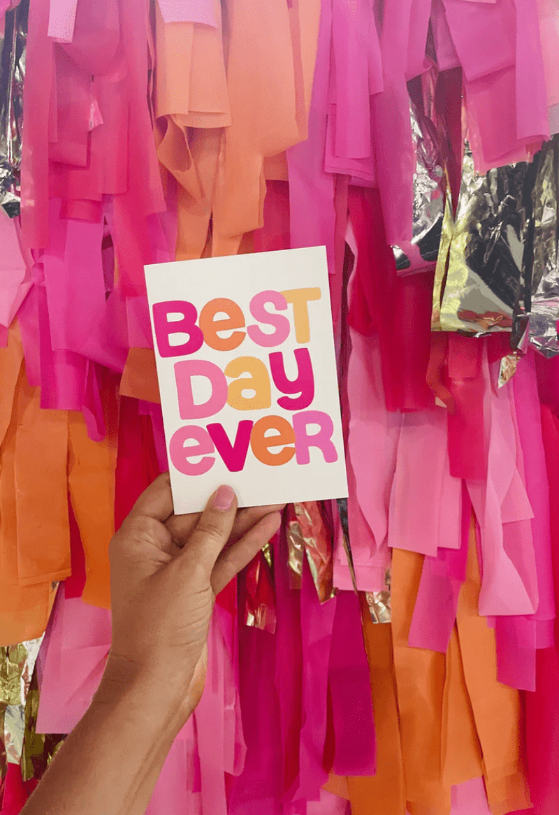 Bad on Paper Best Day Ever Greeting Card* MGC008 Splash Swimwear Accessories MGC008