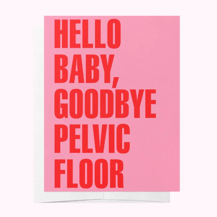 Bad on Paper Hello Baby, Goodby Pelvic Floor Greeting Card Splash Swimwear Accessories PGC001