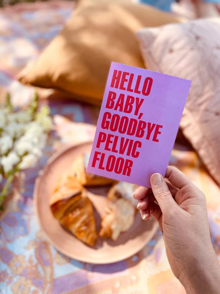 Bad on Paper Hello Baby, Goodby Pelvic Floor Greeting Card Splash Swimwear Accessories PGC001