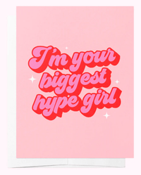 Bad on Paper I'm Your Biggest Hype Girl Greeting Card* JBGC002 Splash Swimwear Accessories JBGC002